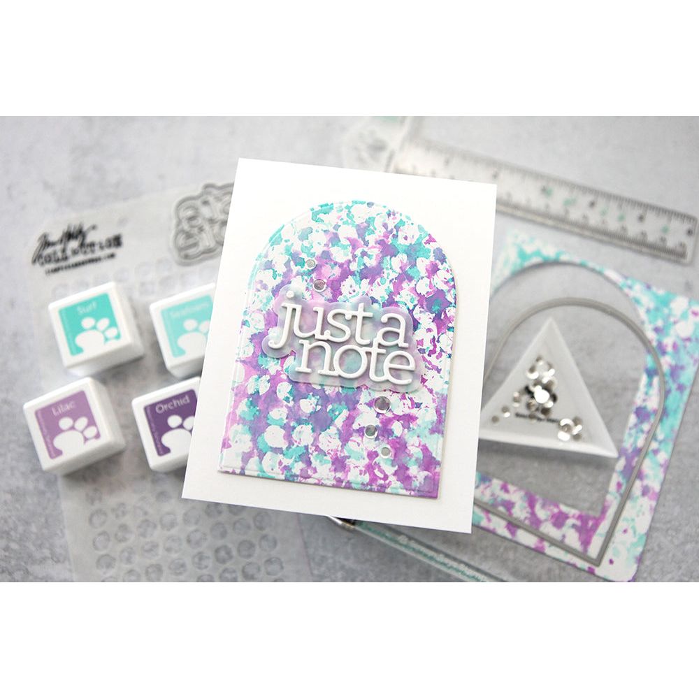 Tim Holtz Layering Stencil DOTTED THS100 just a note | color-code:ALT04