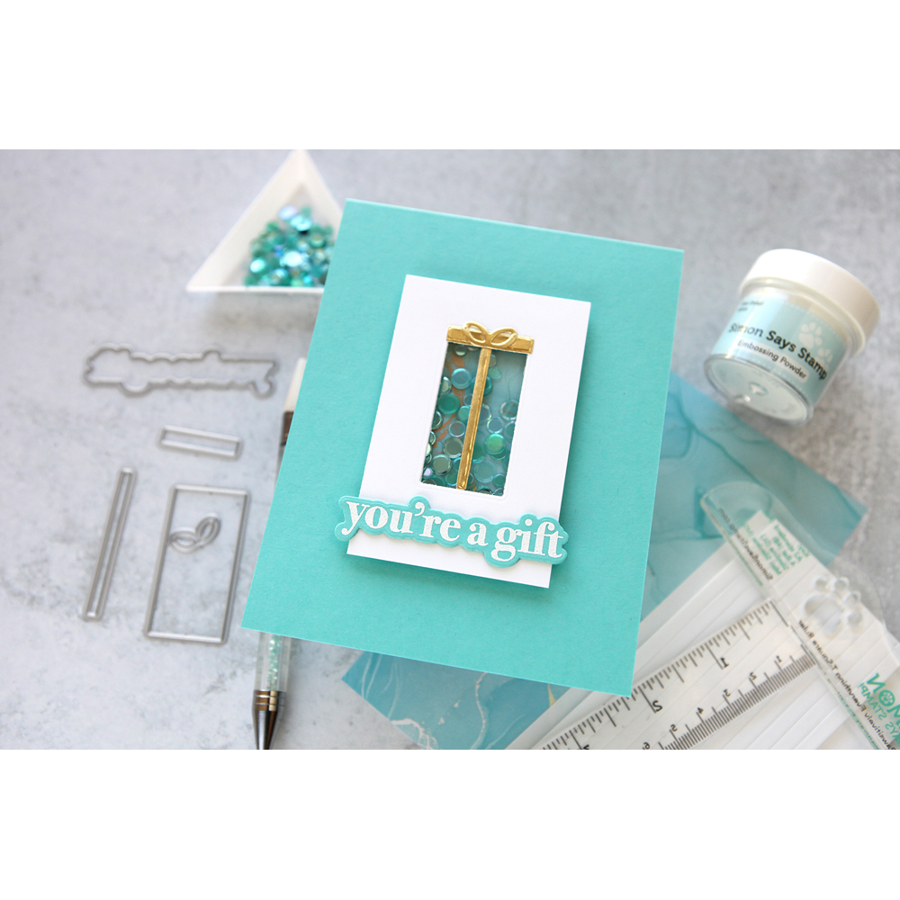CZ Design Wafer Dies Gift Builder czd230 Splendor Birthday Card | color-code:ALT05