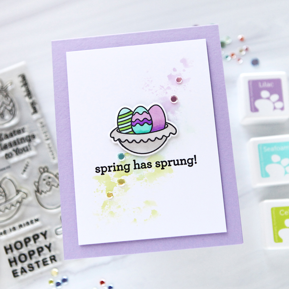 CZ Design Easter Grid Wafer Dies czd296c Beautiful Moments Easter Card | color-code:ALT06