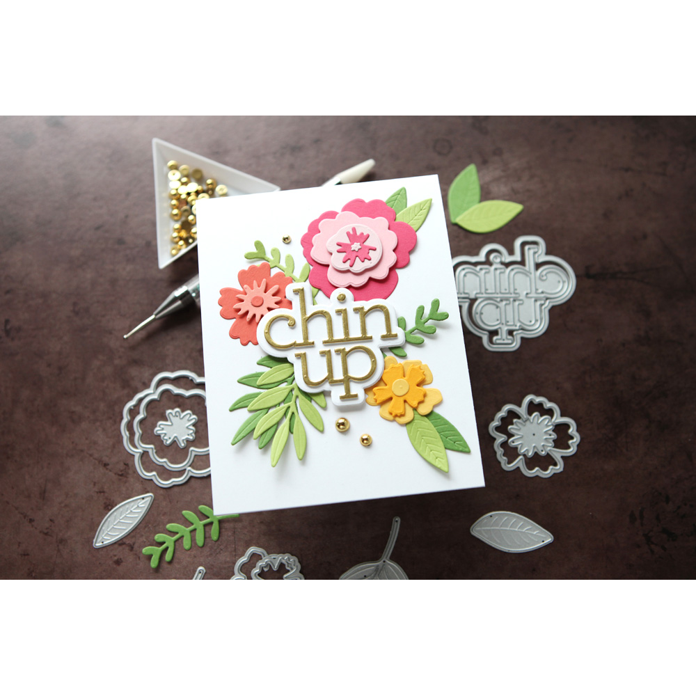 CZ Design Chin Up Wafer Dies czd222 Diecember Chin Up Card | color-code:ALT03
