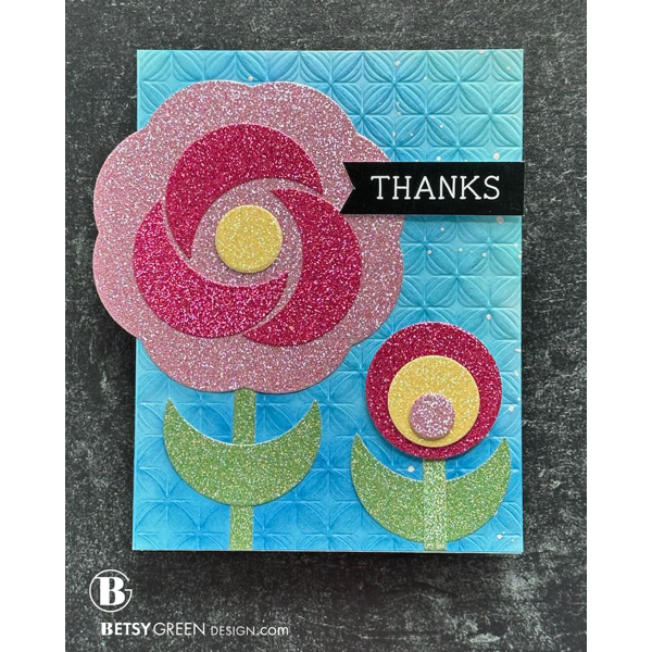 Simon Says Stamp Reverse Thank You EZ Strips 1005ez Favorite Things Thank You Card