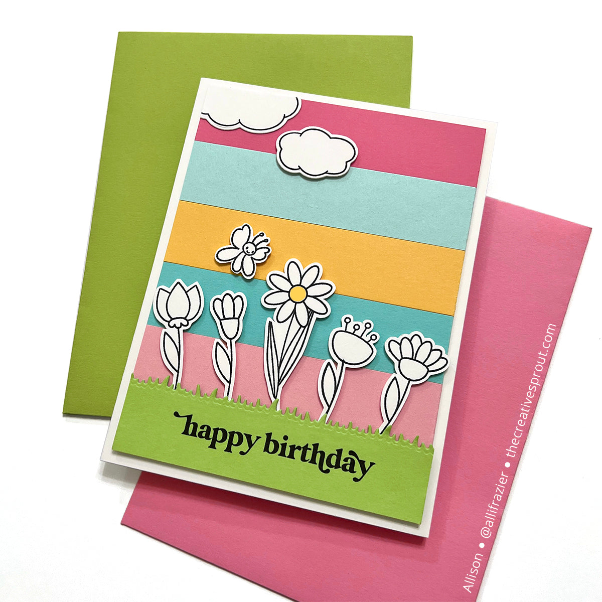 Simon Says Clear Stamps EZ Strips Birthday 3172ssc To Be Loved Birthday Card | color-code:ALT01