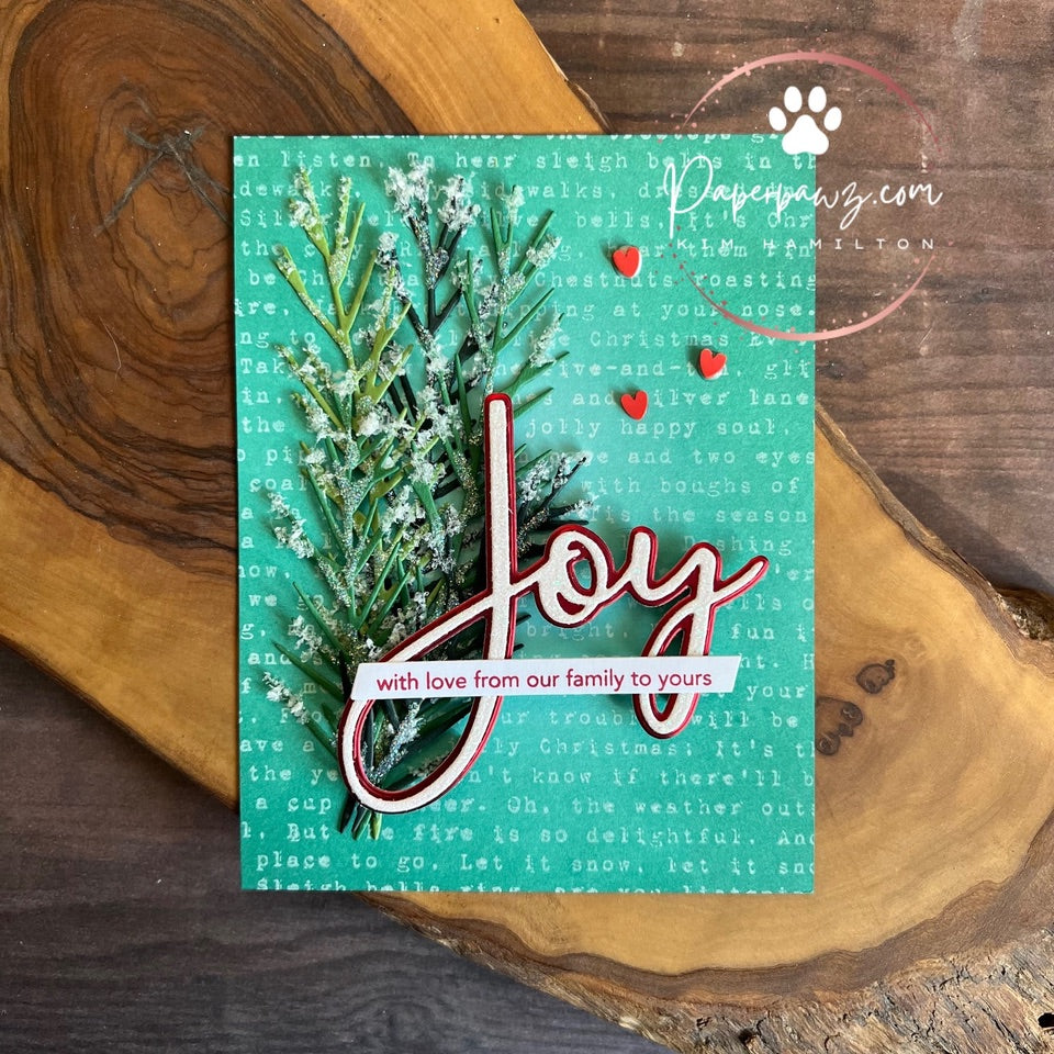 Simon Says Stamps and Dies EZ Strips Christmas set1122ez DieCember Christmas Card