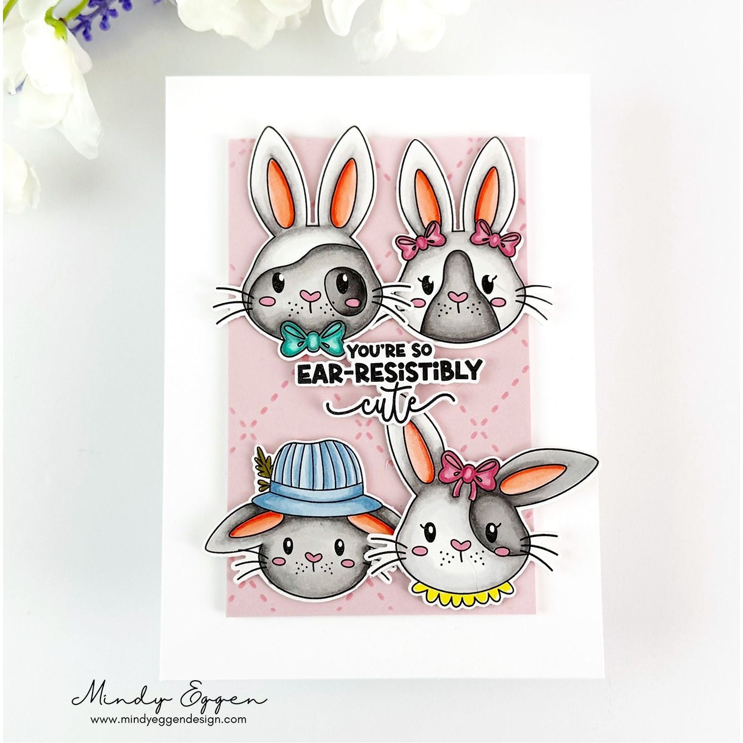 Simon Says Stamp Ear-Resistibly Cute Wafer Dies 1265sdc Rain or Shine Easter Card | color-code:ALT09
