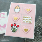 CZ Design Stamps and Dies Easter Grid set1181eg Beautiful Moments Easter Card | color-code:ALT01