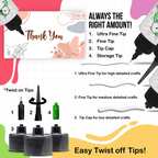 Bearly Art THE MINI Precision Craft Glue pcg02e tip info