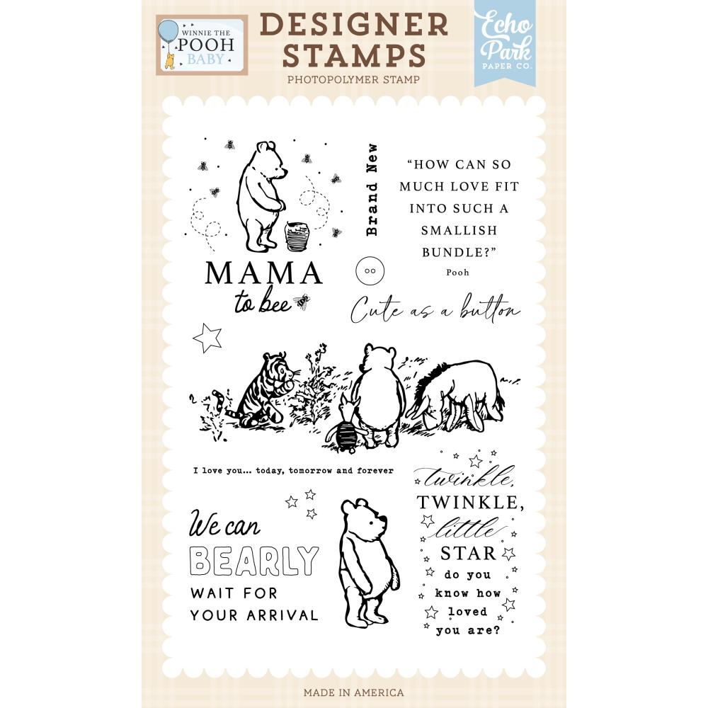 Echo Park Bearly Wait Clear Stamps wpb442044