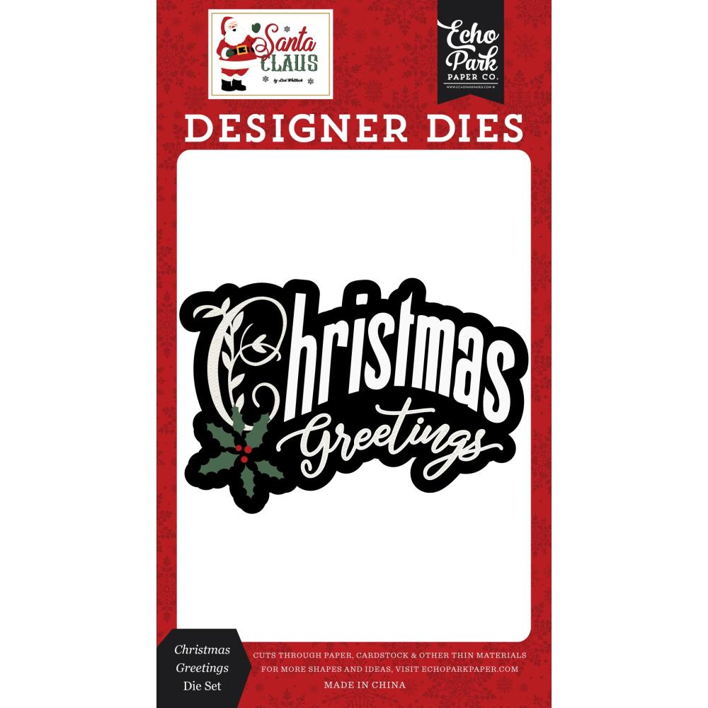 Echo Park Christmas Greetings Die sc457043