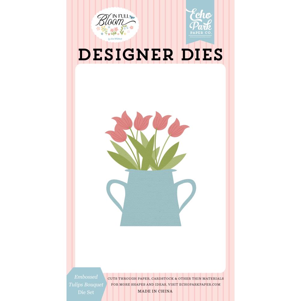 Echo Park Embossed Tulips Bouquet Dies ifb484040