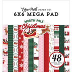 Echo Park North Pole Christmas 6 x 6 Mega Paper Pad npc515031