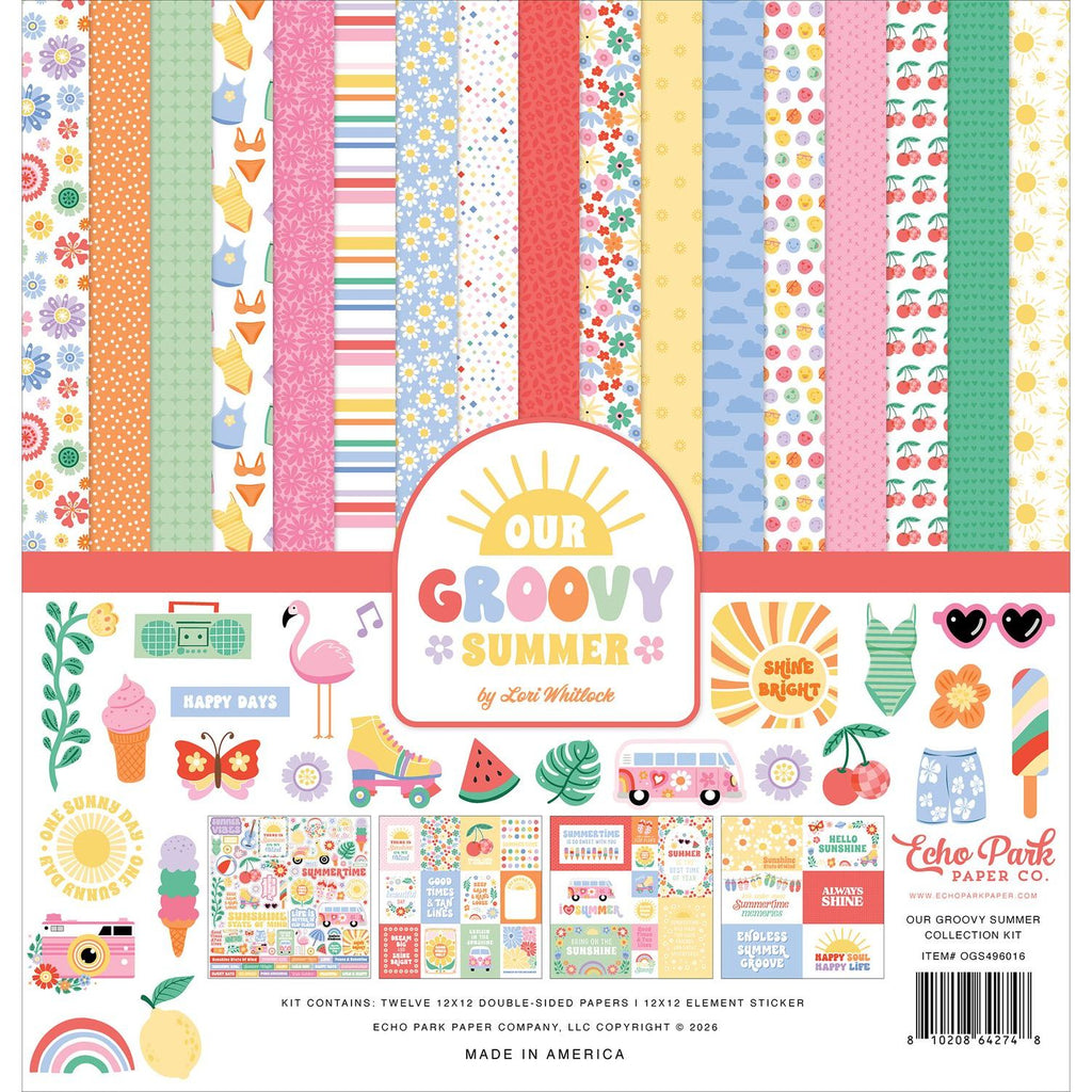 Echo Park Our Groovy Summer 12 x 12 Collection Kit ogs496016