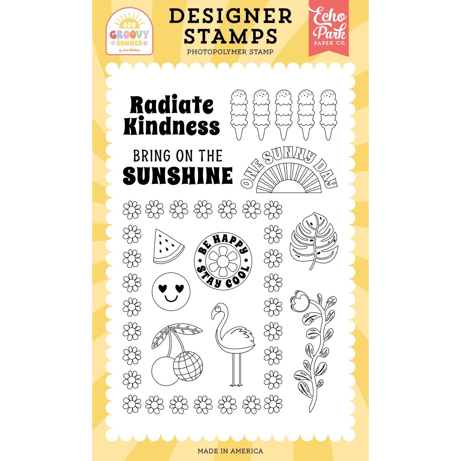 Echo Park Radiate Kindness Clear Stamps ogs496045