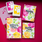 Simon Says Stamp Set of 4 Stencils Elegant Rose 1090st Roses Cards | color-code:ALT11