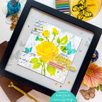Simon Says Stamp Set of 4 Stencils Elegant Rose 1090st Mom Gift | color-code:ALT10