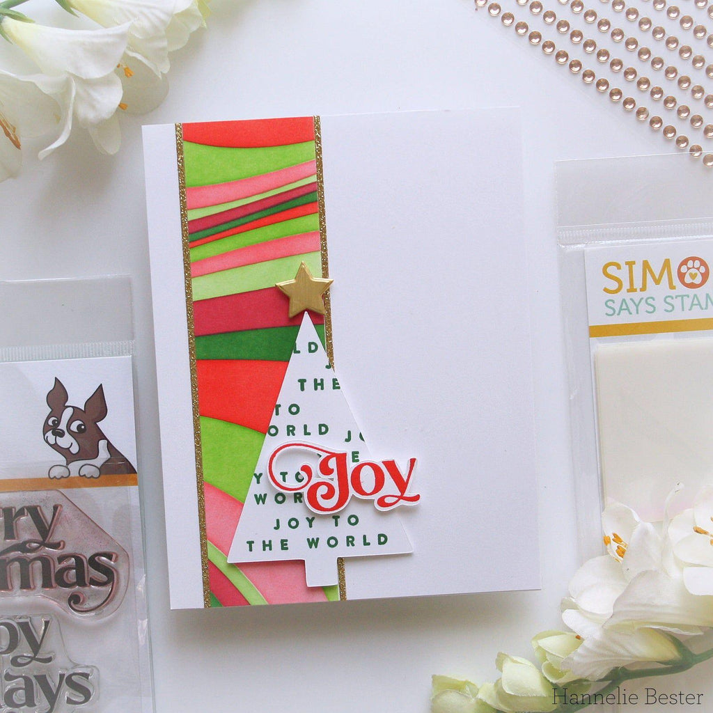 Simon Says Stamp Elegantly Modern Christmas Wafer Dies sssd112875c Stamptember Christmas Card | color-code:ALT01