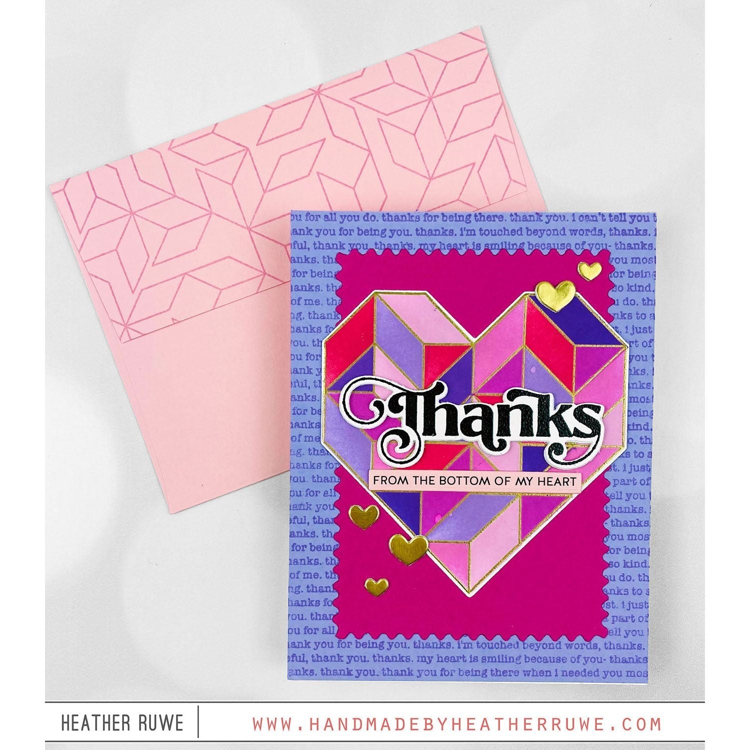 Simon Says Stamp And Dies Elegantly Modern Greetings set634em Dear Friend Thanks Card | color-code:ALT01