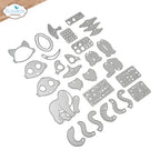 Elizabeth Craft Designs Cats Dies 2370 contents