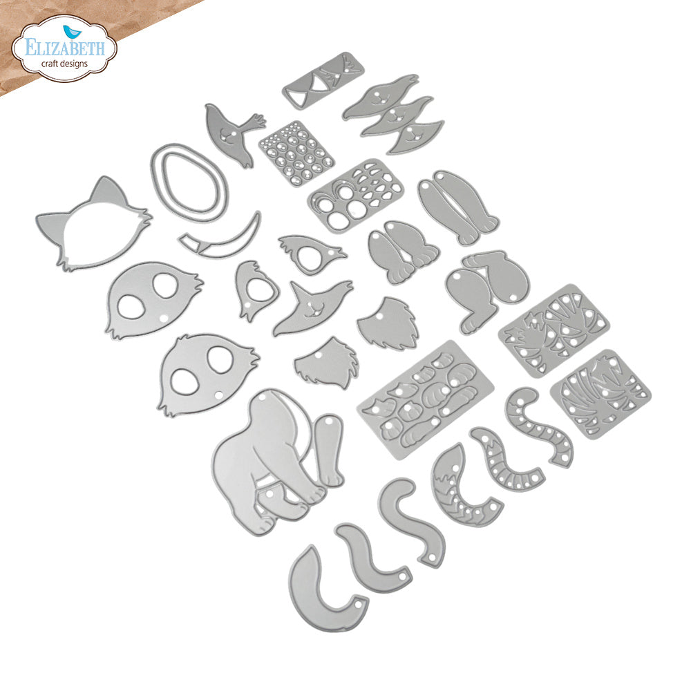 Elizabeth Craft Designs Cats Dies 2370 contents