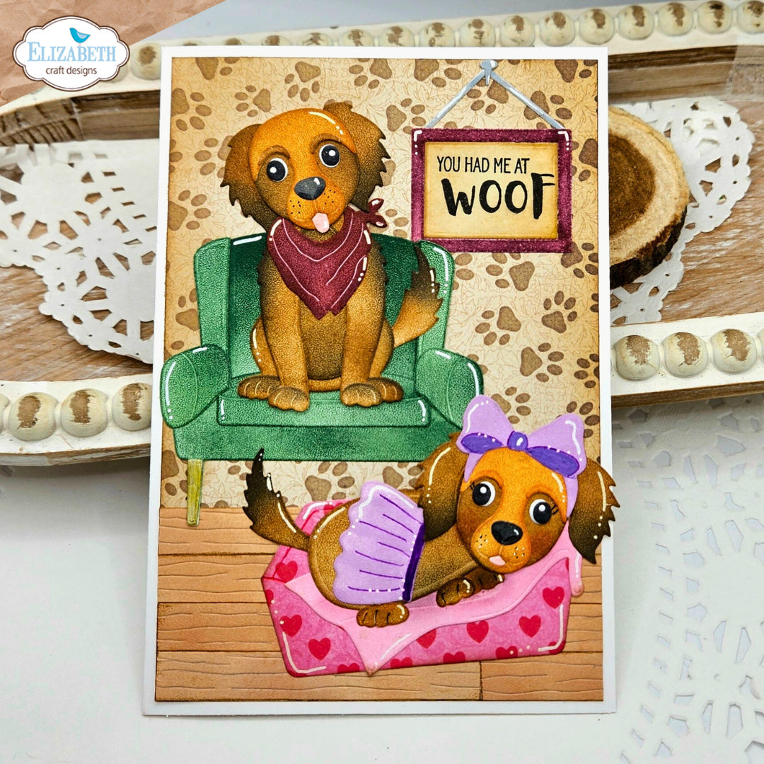 Elizabeth Craft Designs Dogs Dies 2325
paws