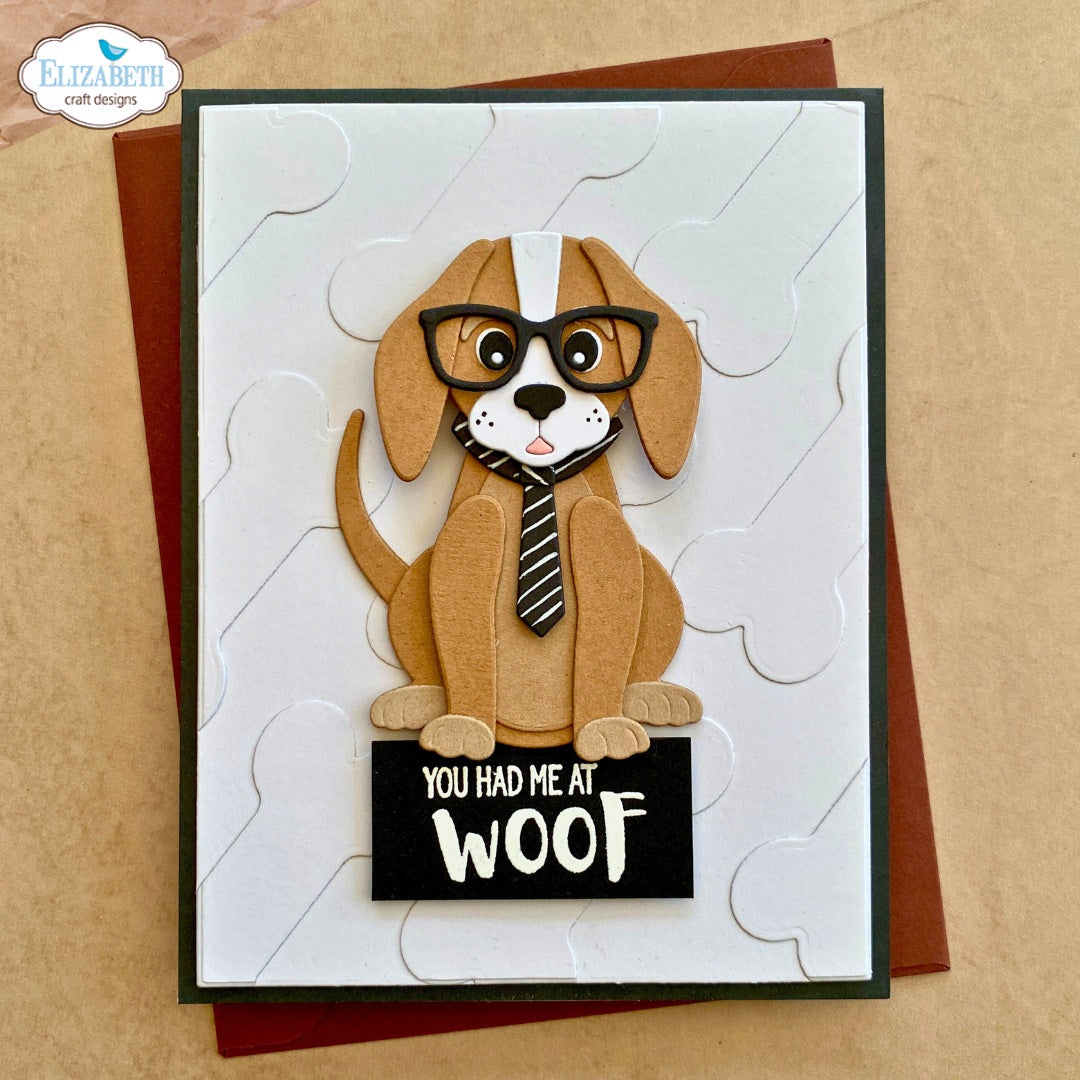 Elizabeth Craft Designs Dogs Dies 2325 woof