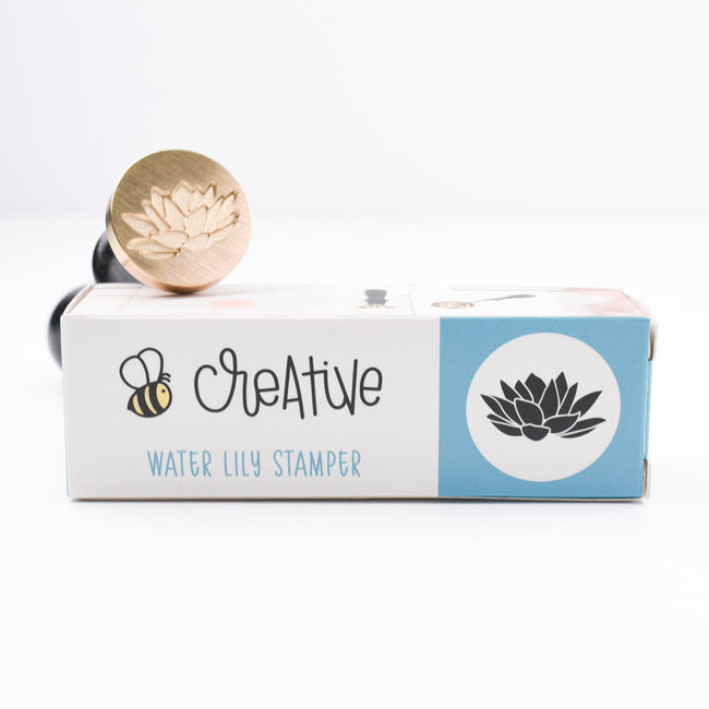 Honey Bee Water Lily Wax Stamper hbtl-ws-wlil flower