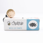 Honey Bee Water Lily Wax Stamper hbtl-ws-wlil flower