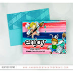 CZ Design Stamps And Dies Enjoy Phrases set669ep Stamptember Enjoy Card | color-code:ALT02