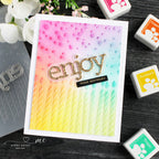 CZ Design Enjoy Wafer Dies czd210 Stamptember Birthday Card | color-code:ALT05