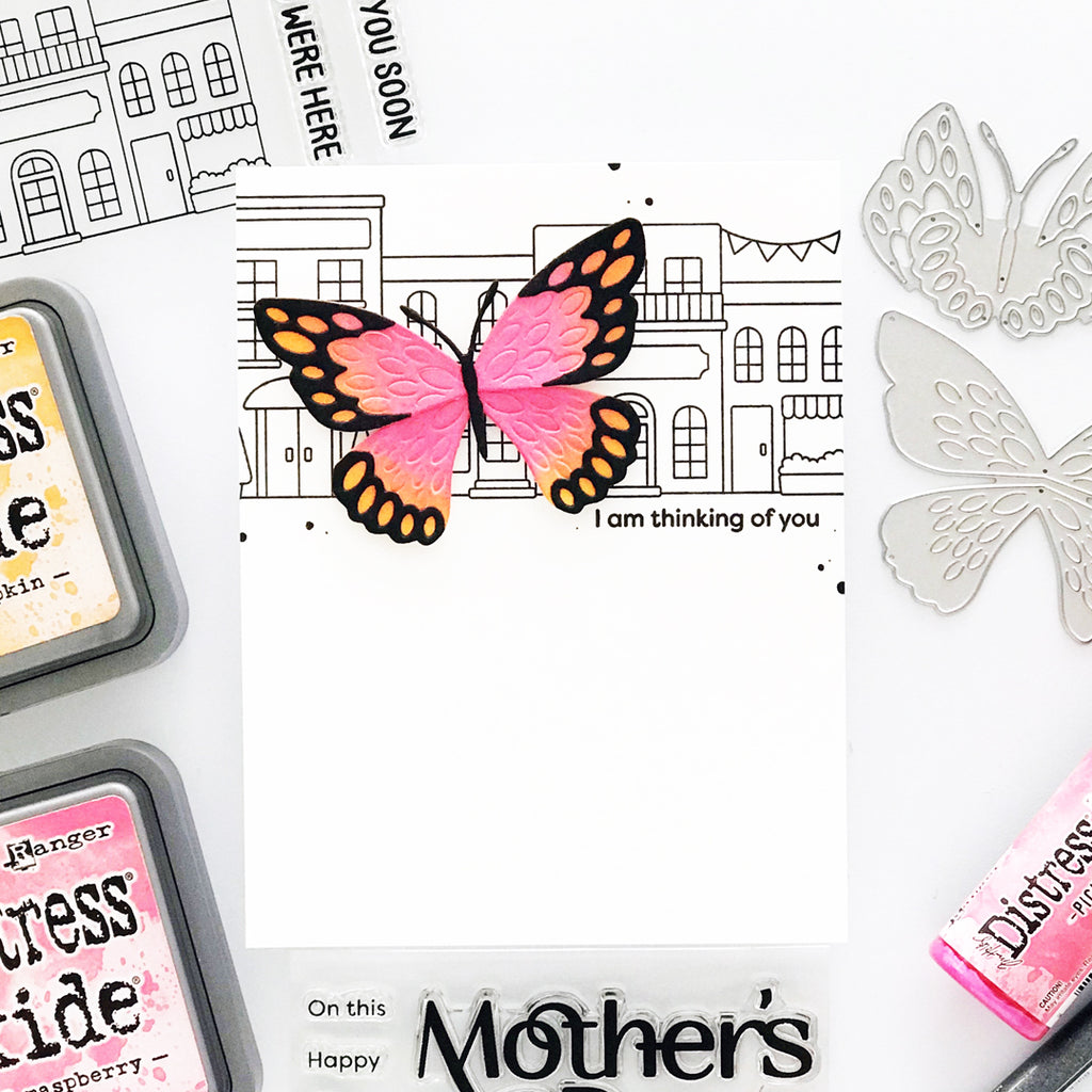 Simon Says Stamp Exquisite Butterfly Wafer Dies s999 You Are My Favorite Thinking of You Card | color-code:ALT02