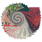 Tim Holtz Fabric Seasonal Palette Perk Christmas Pack of 40