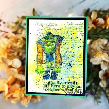 Tim Holtz Clear Stamps and Stencil Monster Reunion, Batground and Gothic thmm126