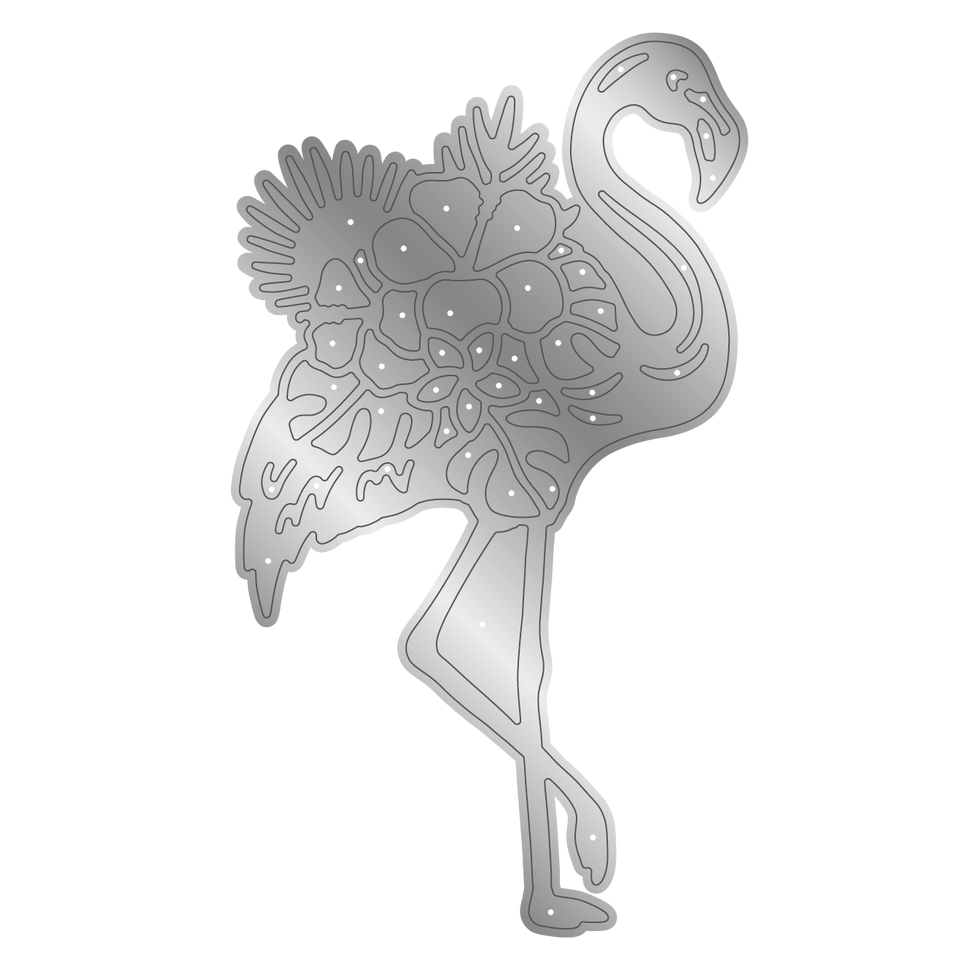 Crafter’s Companion Flamingo Silhouette Die flfl-md-flsi Alternate Image