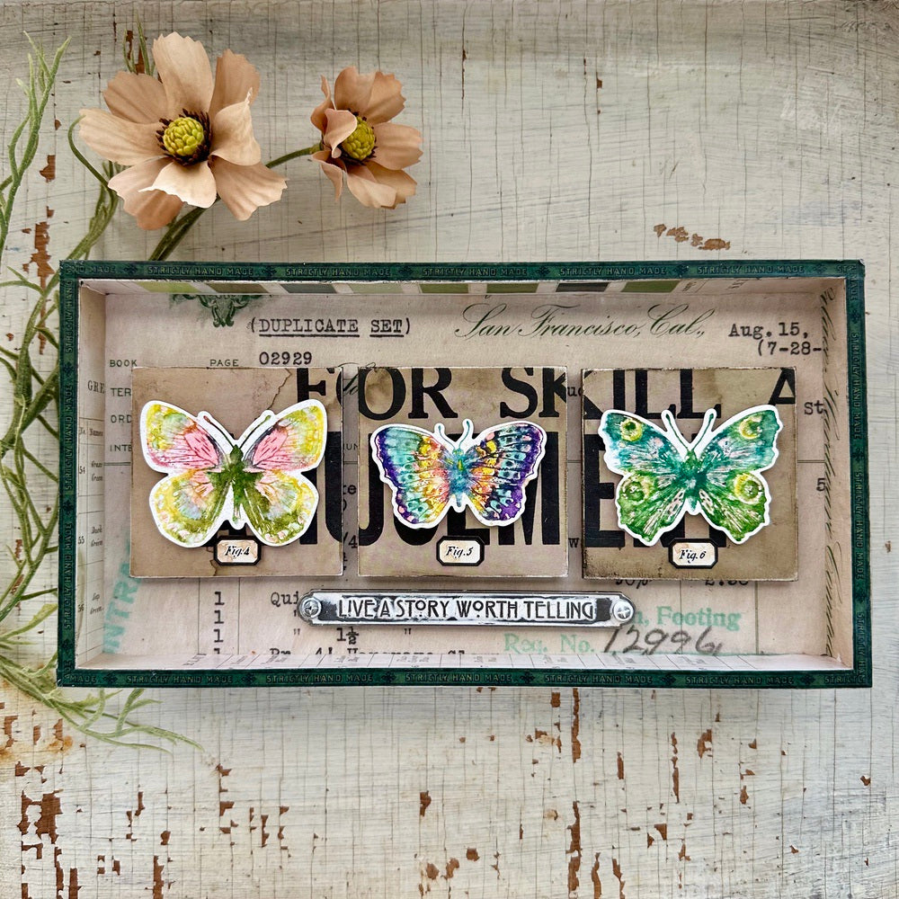 Simon Says Stamp Flutter Wafer Dies 294sss Shadowbox