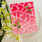 Simon Says Stamp Stencil Falling in Love 1068st Thinking of You Card
