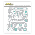 Honey Bee Lovely Layers Fireplace Falloween Add On Dies hbds-llfpfl