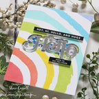 Simon Says Stamp Fancy Hello Wafer Dies sssd112803 Dear Friend Hello Card | color-code:ALT02
