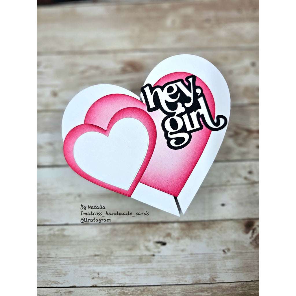 Simon Says Stamp Fancy Hey Girl Wafter Dies 1545sd Heart to Heart