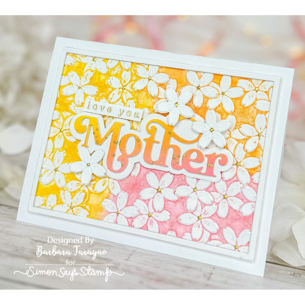 Simon Says Stamp Fancy Mother Wafer Dies 1061sd Be Bold Mother's Day Card