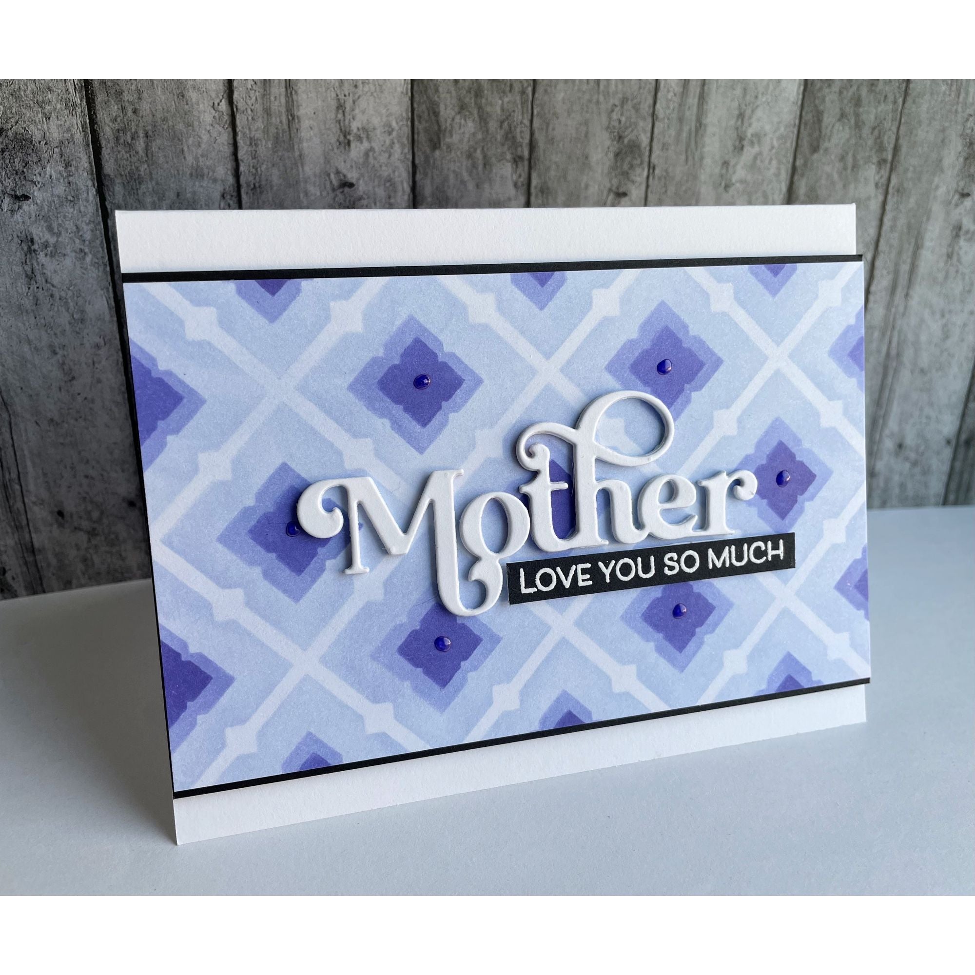 Simon Says Stamp Fancy Mother Wafer Dies 1061sd Be Bold Mother's Day Card