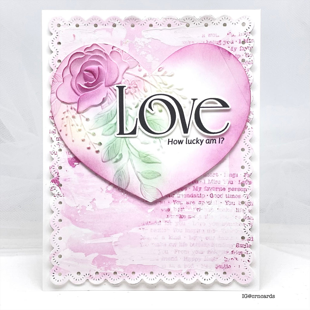 Simon Says Stamp Heart to Heart Collection I Want It All Embossing Folders set1160ef