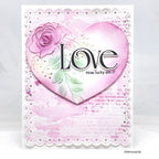 Simon Says Stamp Heart to Heart Collection I Want It All Embossing Folders set1160ef