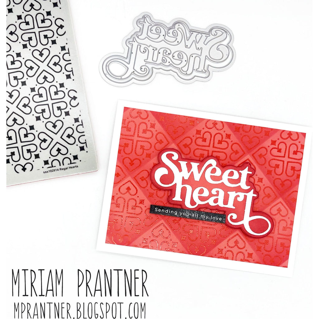 Simon Says Stamp Fancy Sweetheart Wafer Dies 1032sd Sweetheart Love Card | color-code:ALT07