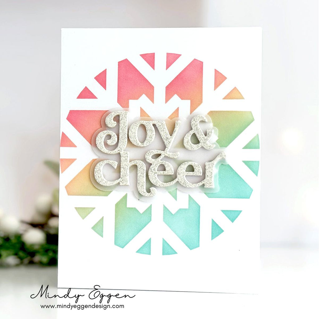 Simon Says Stamp Fancy Joy and Cheer Wafer Dies 1338sd Sugar and Spice Holiday Card | color-code:ALT06
