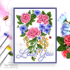 Simon Says Stamp Embossing Folder and Cutting Dies Fancy Rose Bouquet sfd525 Heart to Heart Love You Card | color-code:ALT01