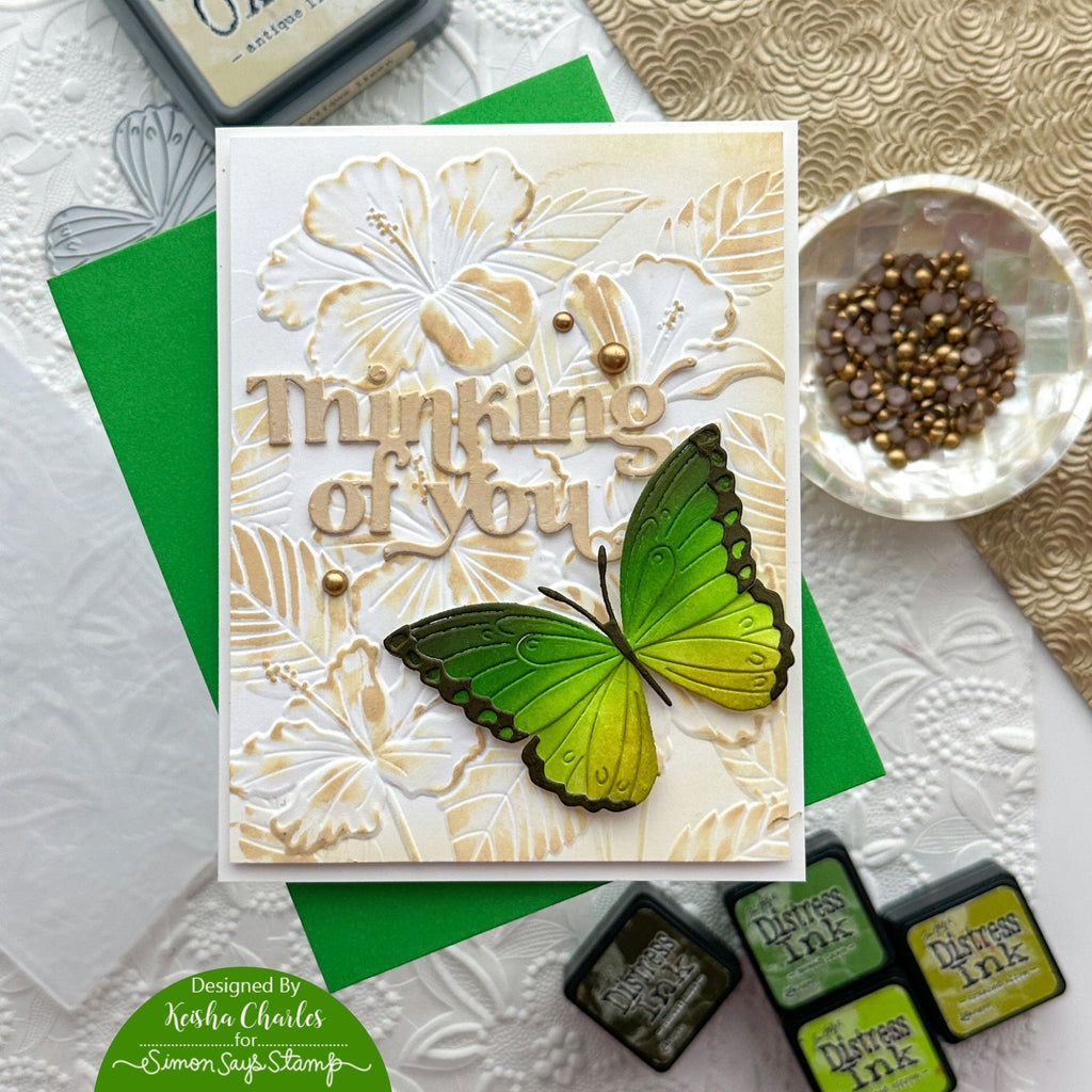 Simon Says Stamp Fancy Thinking Of You Wafer Dies sssd112900 Stamptember Thinking of You Card | color-code:ALT02