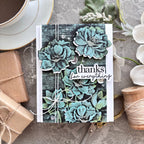 Simon Says Stamp Embossing Folder and Cutting Dies Fantastic Florals sfd489 You Are My Favorite Thank You Card | color-code:ALT01
