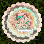 Simon Says Stamp Fantasy Bouquet Wafer Dies s1013 Happy Camper Bring Joy Card | color-code:ALT04