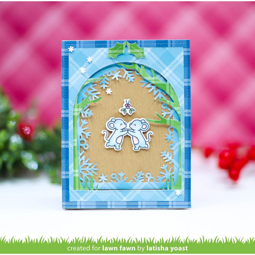Lawn Fawn Favorite Flannel 6x6 Inch Paper Pad lf3199 mice