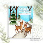 Simon Says Stamp Embossing Folder Fawn Surprise sf551 Christmas Card | color-code:ALT02