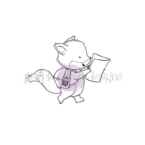 Purple Onion Designs Fern Unmounted Cling Stamp pod1388